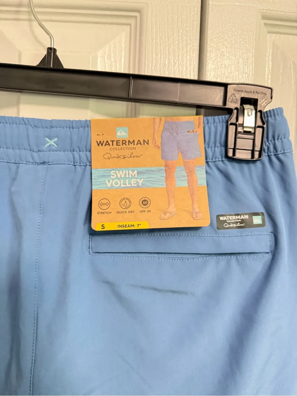 Quiksilver Light Blue Swim Volley Shorts